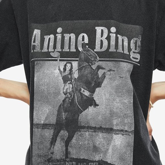 NWT ANINE BING LILI TEE WILD AND FREE - XS - Picture 6 of 6